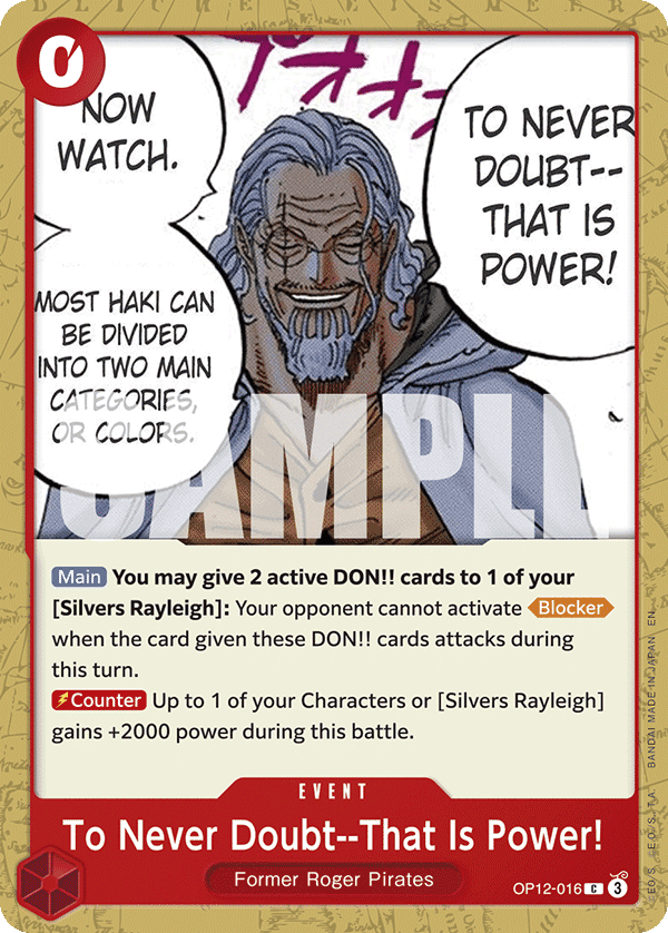 To Never Doubt--That Is Power!