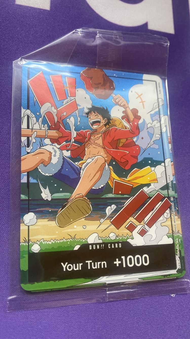 DON!! Card (World United) (Luffy & Zoro) (Sellado)